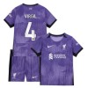 Conjunto (Camiseta+Pantalón Corto) Liverpool Virgil 4 Tercera Equipación 23-24 - Niño